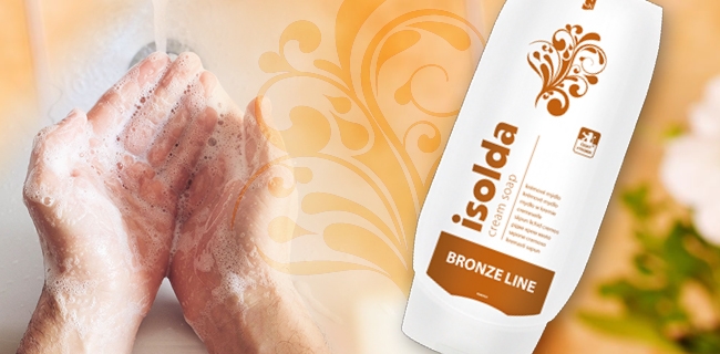 ISOLDA Bronze line cream soap 500 ml, CLICK&GO!