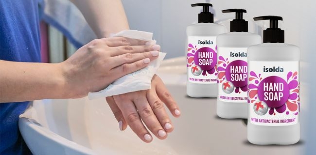 ISOLDA With antibacterial ingredient hand soap 400 мл