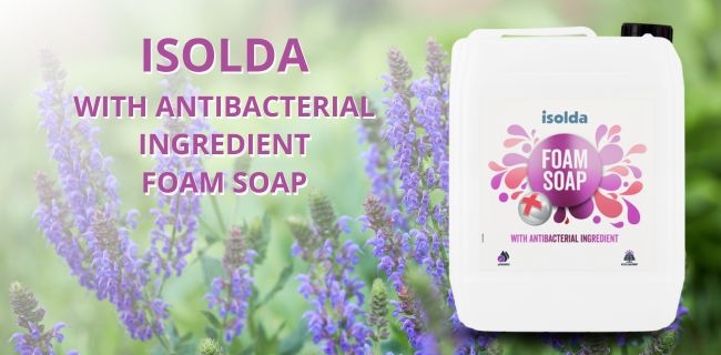 ISOLDA with antibacterial ingredient foam soap 5 l