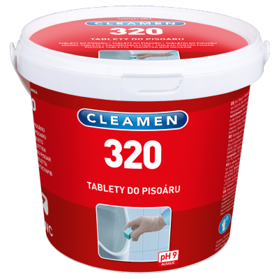 CLEAMEN 320 DEO higieniczne tabletki do pisuarów 1,5 kg