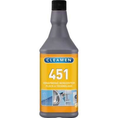CLEAMEN 451 decalcifying agent for stainless surfaces and technology