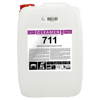 CLEAMEN 711 Softly foaming acidic industrial cleaner