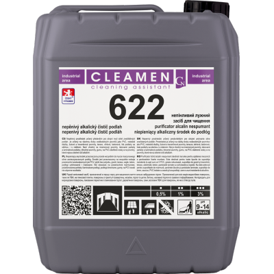 CLEAMEN 622 Nepenivý alkalický čistič podláh