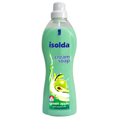ISOLDA  green apple, liquid soap