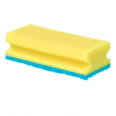 Sponge 6x15 cm with blue pad 5 pcs
