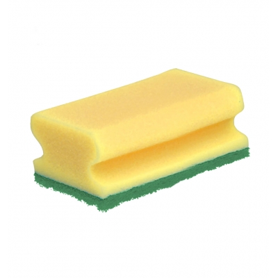 Sponge 6x9 cm with pad 10 pcs