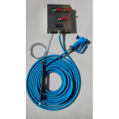 Three-way wall diluting unit with 10 m hose