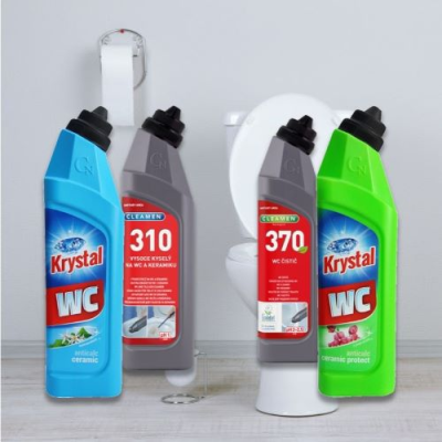 Čisticí prostředky na WC