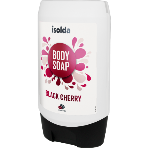 ISOLDA Black cherry body soap 350 ml, CLICK&GO!