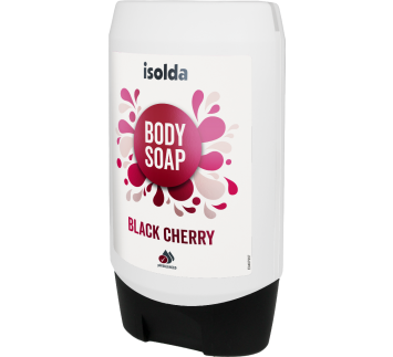 ISOLDA Black cherry body soap 350 ml, CLICK&GO!