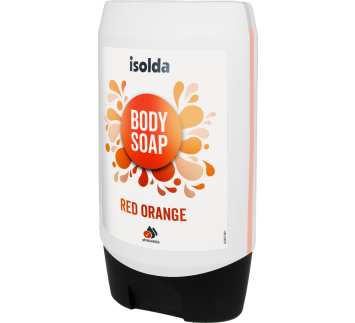 ISOLDA Red orange body soap 350 ml, CLICK&GO!