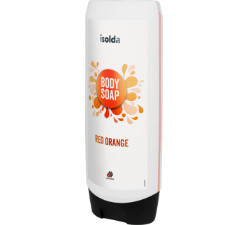 ISOLDA Red orange body soap 550 ml, CLICK&GO!