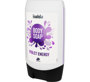 ISOLDA Violet energy body soap 350 ml, CLICK&GO!