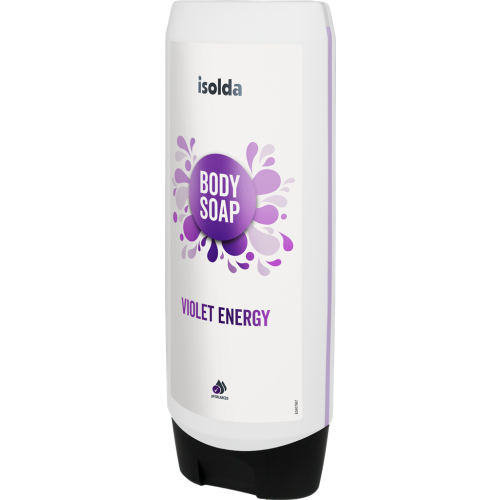 ISOLDA Violet energy body soap 550 ml, CLICK&GO!