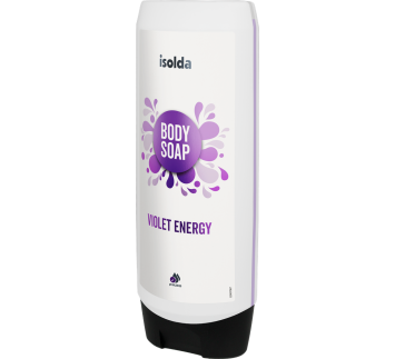 ISOLDA Violet energy body soap 550 ml, CLICK&GO!