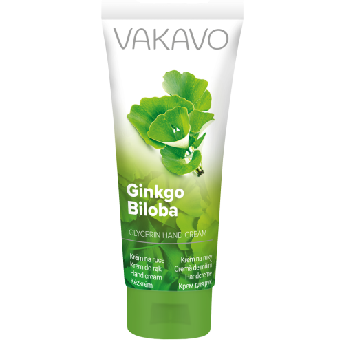 VAKAVO Ginkgo biloba glycerinový krém na ruce 100 ml