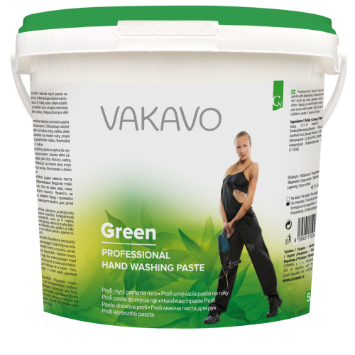 VAKAVO Green profi mycí pasta na ruce 5 kg