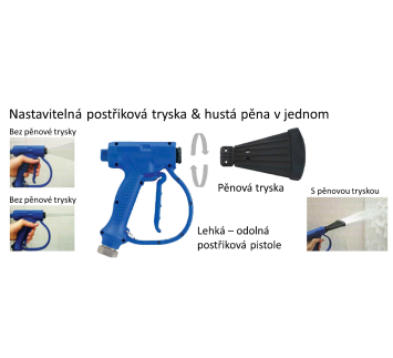 PROTWIN Three-way foaming station, 2 chemicals and rinse