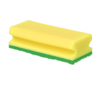 Sponge 6x15 cm with green pad 5 pcs