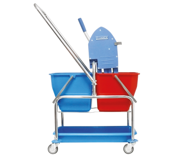 Úklidový vozík CLEAMEN 2 x 17 l