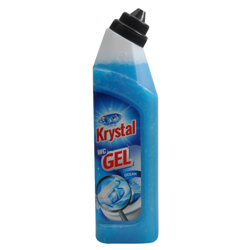 KRYSTAL Gel do závěsu toalet, modrý 750 ml