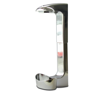 CLICK&GO! Držák na lahev - stříbrný lesklý