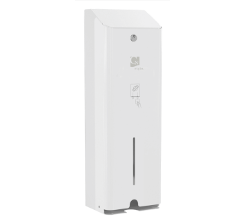 CN Style Zásobník na dámské vložky, 1 sloupec, bílý