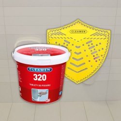 Sítka a kostky do pisoáru